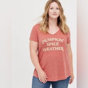 Torrid Pumpkin Spice Girlfriend Tee